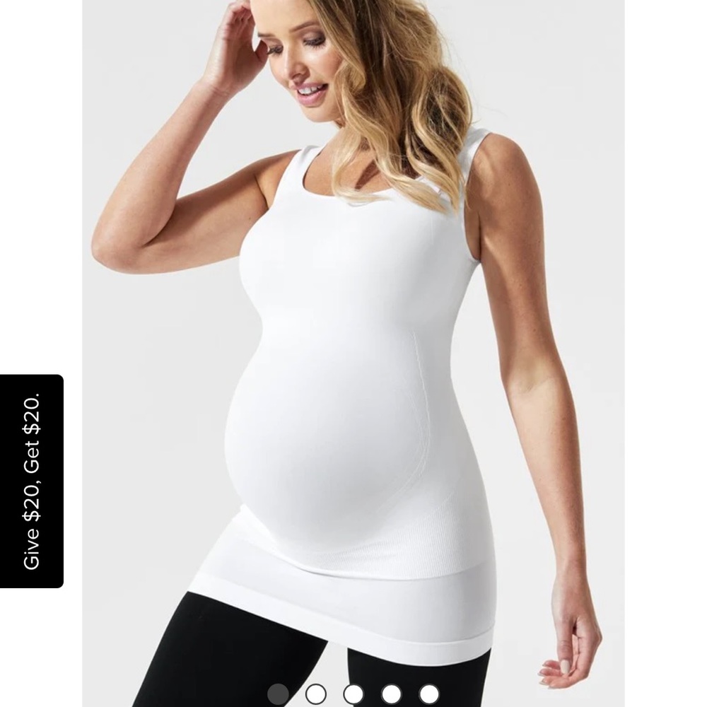 BLANQI  MATERNITY BELLY SUPPORT TANKTOP SIZE LARGE